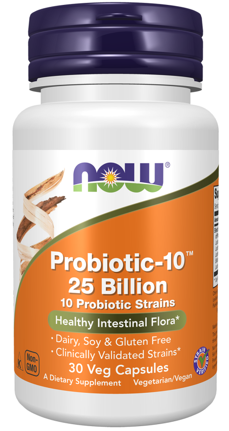 NOW Probiotic-10 25 Billion 30 Veg