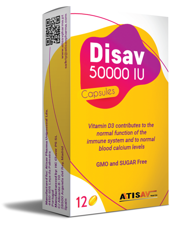 DISAV 50000 IU (D3 12CAP) SPAIN