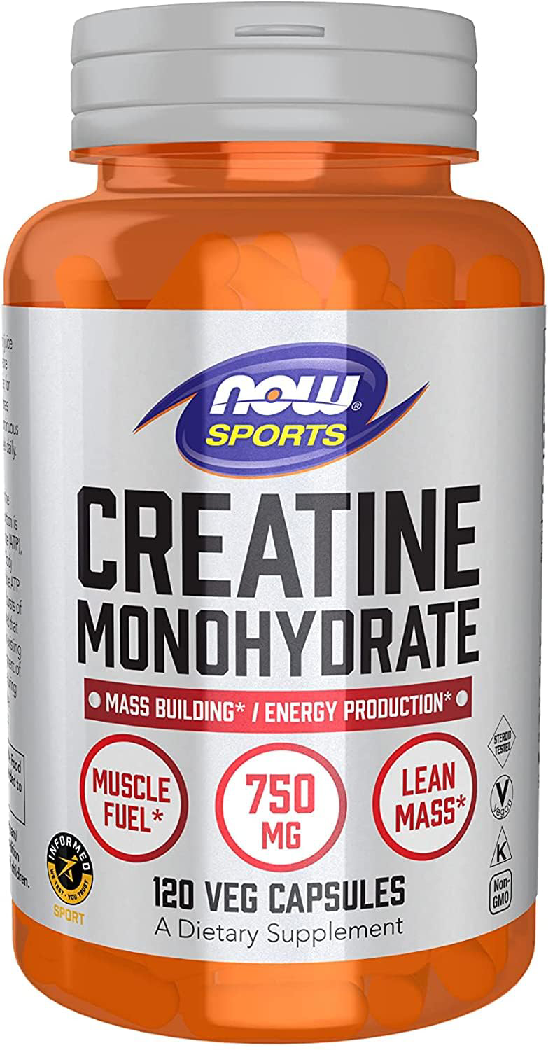 CREATINE MONOHYDRATE NOW 120 CAP