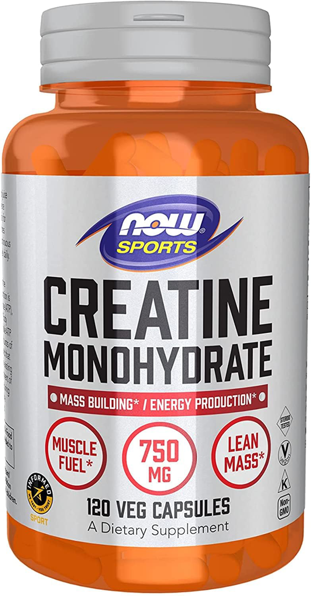 CREATINE MONOHYDRATE NOW 120 CAP