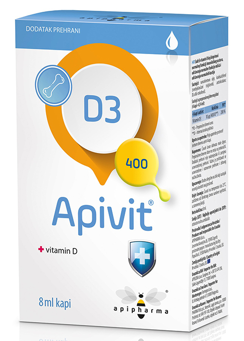 Apivit D3 400 iu Drop 8 ml