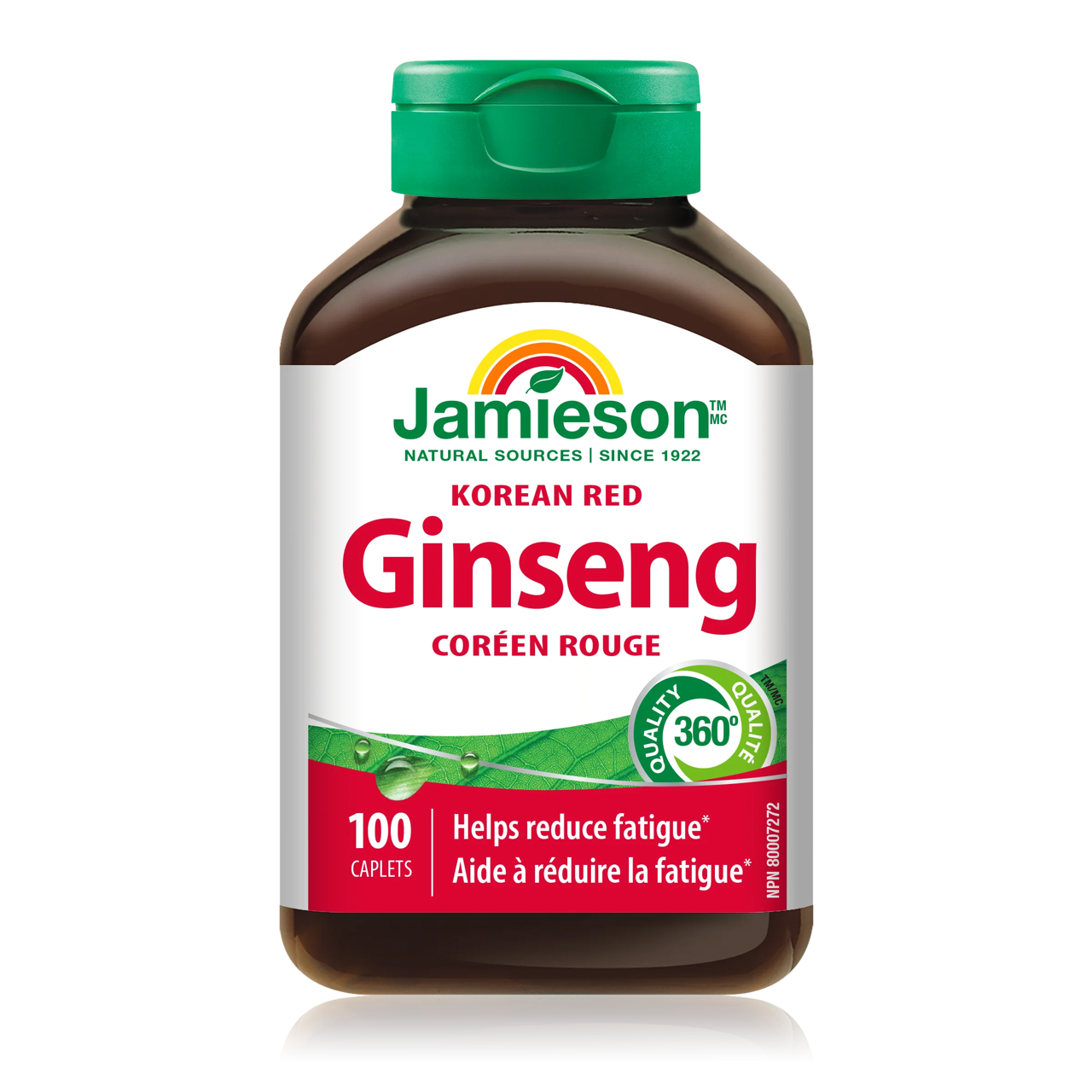 JAMIESON KOREAN RED GINSENG 100CAPLETS