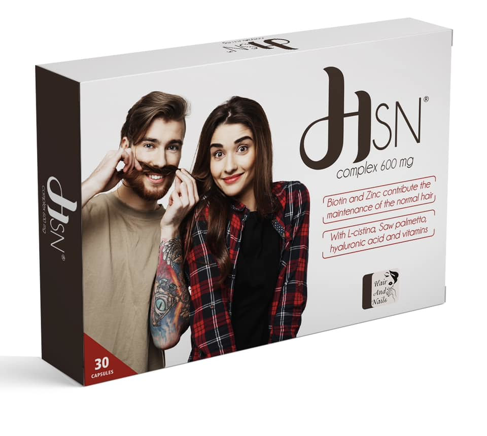 HSN COMPLEX 600MG 60CAPS HAIR&NAILS