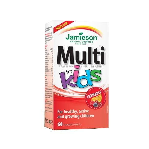 JAMIESON MULTI VITAMIN & MINERAL FOR KIDS 60 TAB