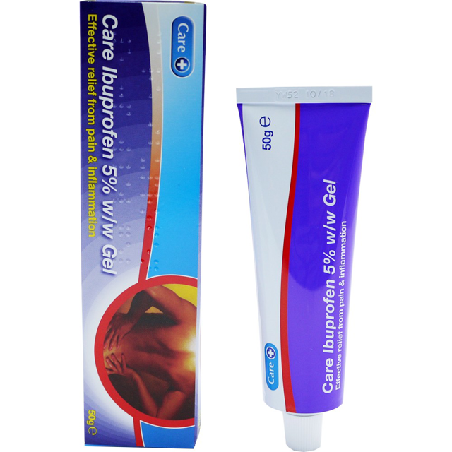 CARE IBUPROFEN 5% GEL 50 G
