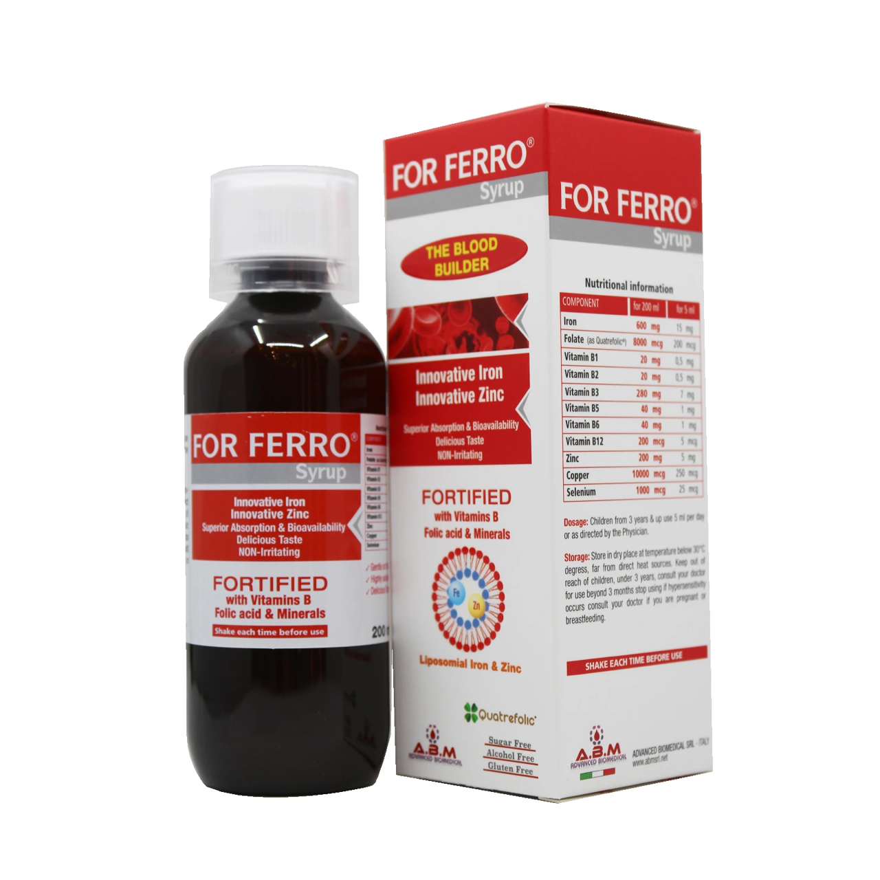 FOR FERRO MAX SYRUP 100ML ABM