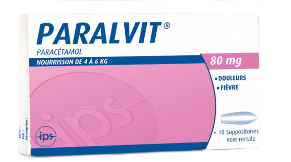 PARALVIT (PARACETAMOL) 4-6KG 80MG 10SUPP