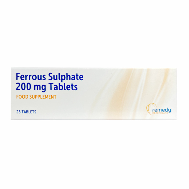 FERROUS SULPHATE 200MG 28TAB REMEDY