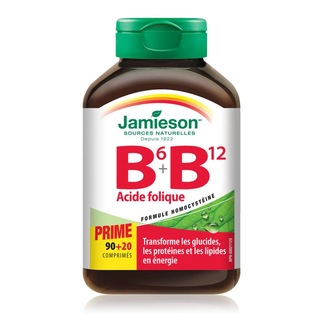 JAMIESON TRI B6 B12 FOLIC ACID 90+20 TAB