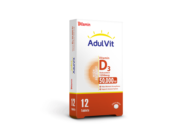 ADULVIT D3 50.0000 12 TAB