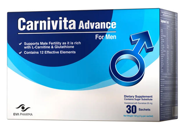 CARNIVITA ADVANCE FOR MEN 30 SACHETS EVA GROUP