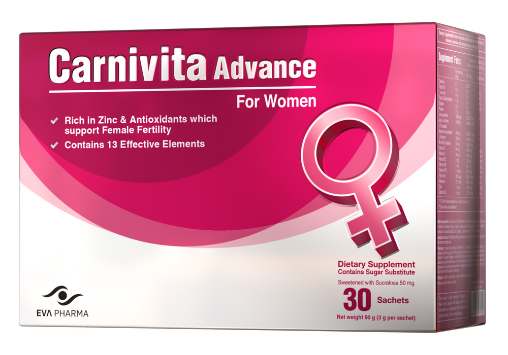 CARNIVITA ADVANCE FOR WOMEN 30 SACHETS EVA GROUP