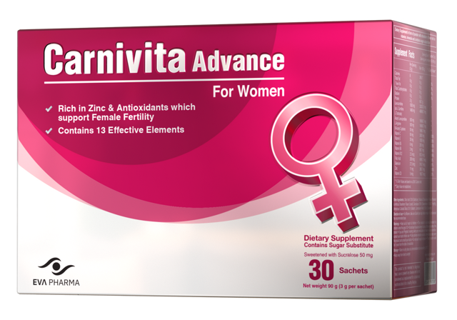 CARNIVITA ADVANCE FOR WOMEN 30 SACHETS EVA GROUP