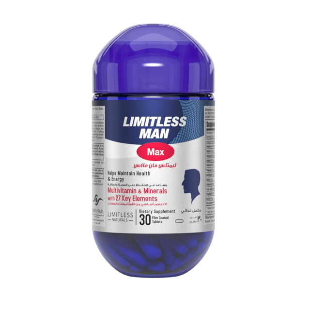 LIMITLESS MAN MAX VITAMIN 30 TAB EVAPHARMA