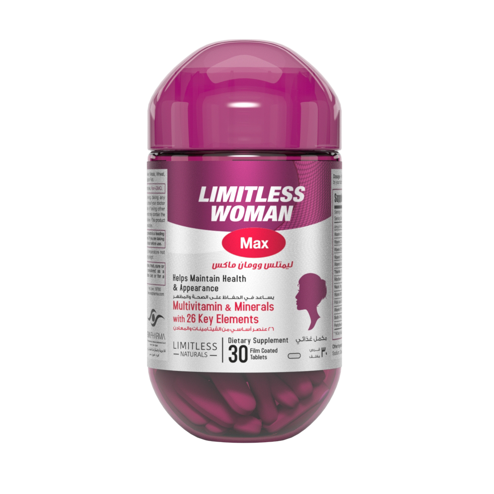 LIMITLESS WOMAN MAX VITAMIN 30 TAB EVAPHARMA