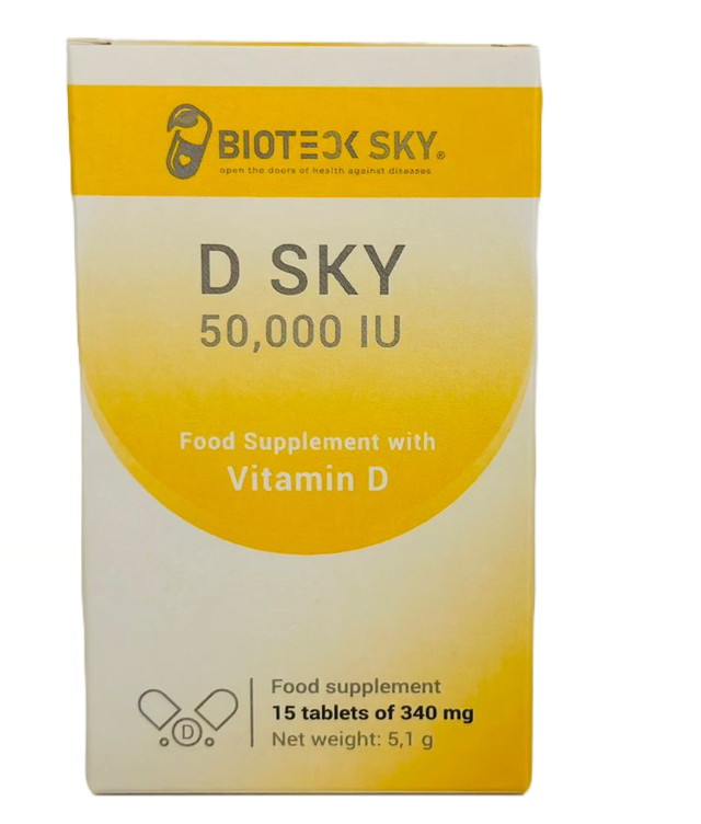 BIOTEK SKY D SKY 50000 IU 15TAB
