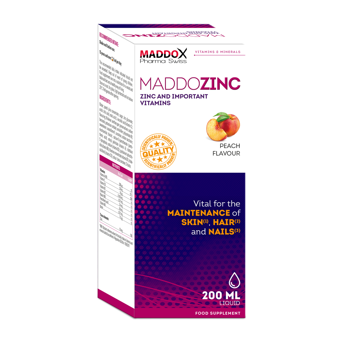 MADDOZINC 200ML (MADDOX)