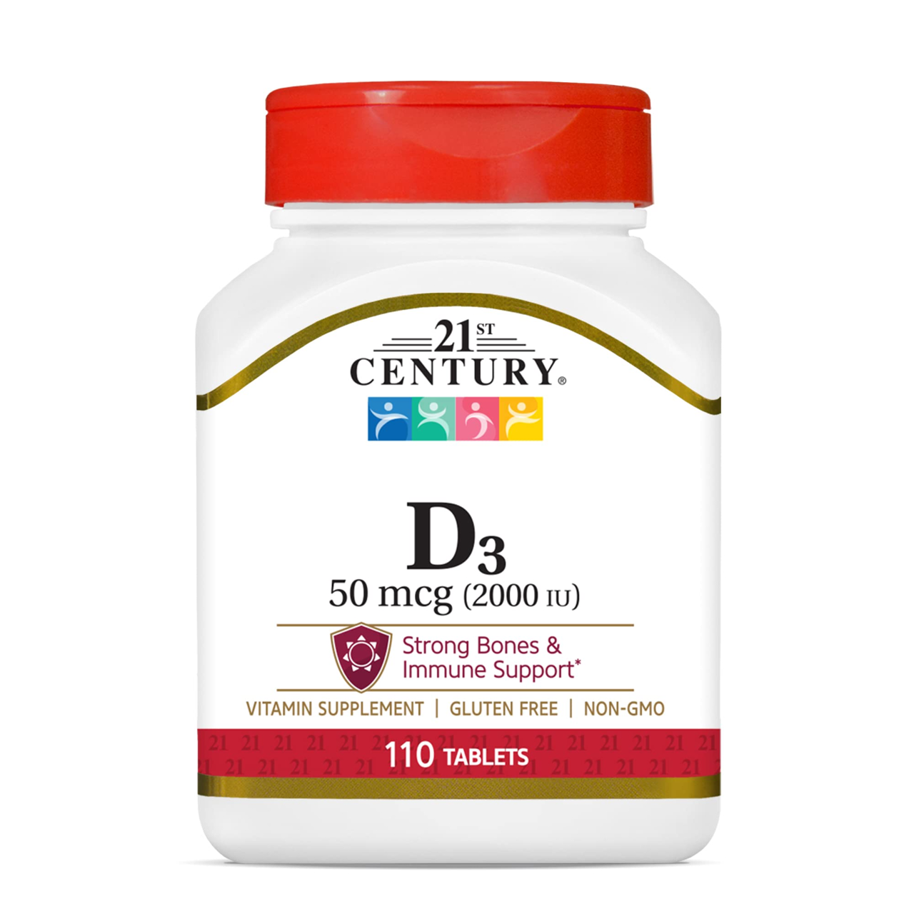 D3 50MCG(2000IU) 110TAB (21CENTURY)