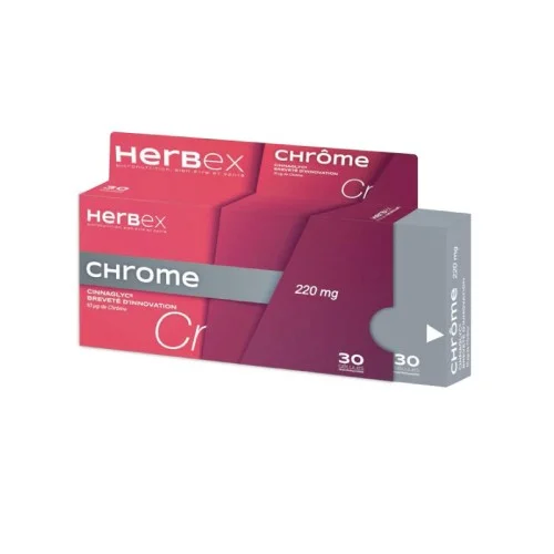 HERBEX CHROME 220MG CR 30 GELULES