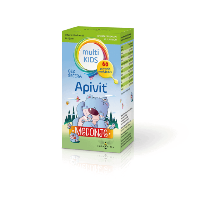 APIVIT MULTI KIDS SUGAR FREE 60GUMMY