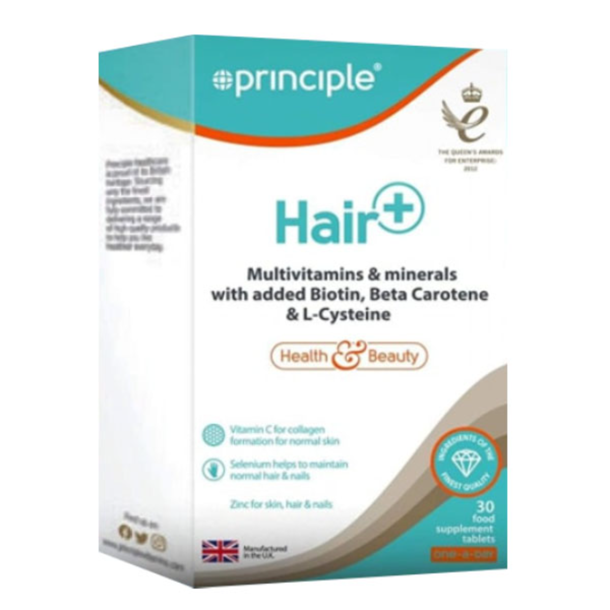 PRINCIPLE HAIR+ 30TAB UK