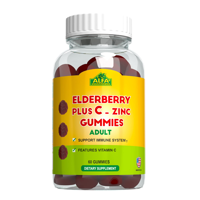 ELDERBERRY PLUS C ZINC GUMMIES 60GUMMIES ALFA