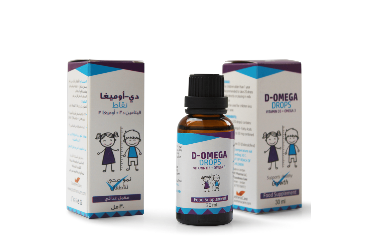 D OMEGA DROPS 30ML GOODNESSCARE