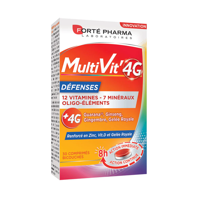 MULTIVIT 4G 30*2 COMPRIMES FORTE PHARMA