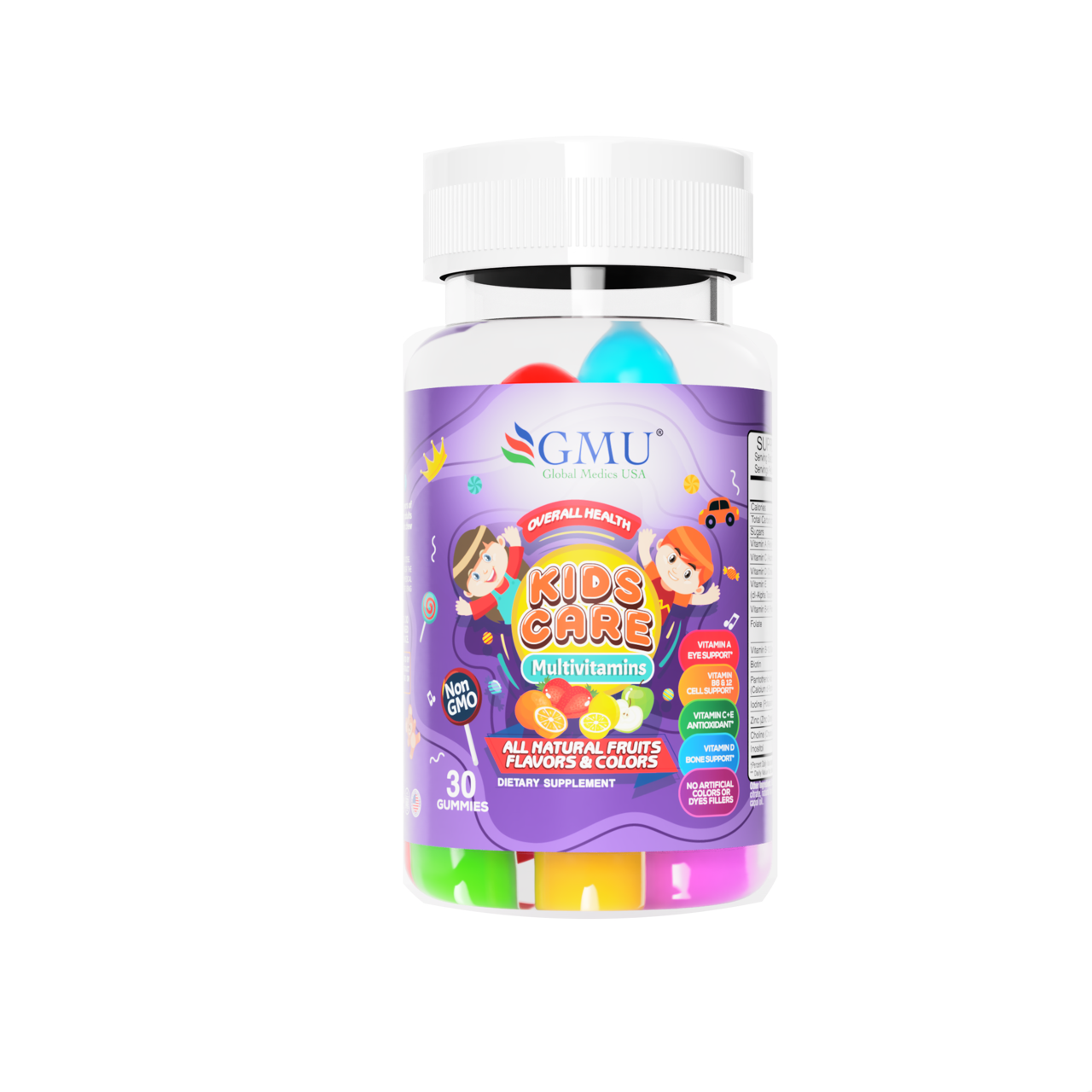 GMU KIDS CARE MULTIVITAMINS 30TAB 