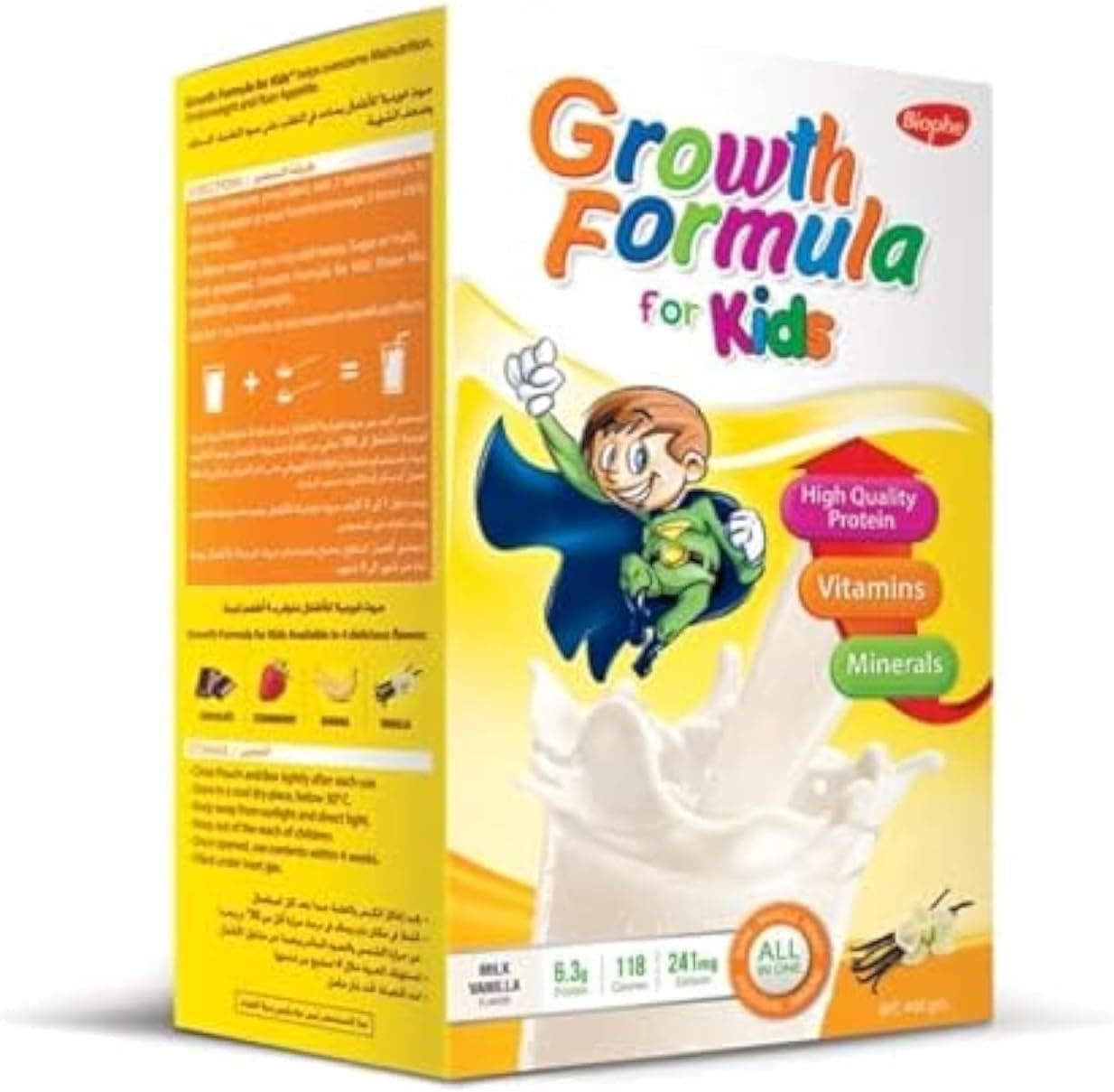 GROWTH FORMULA WG MILK vanilla