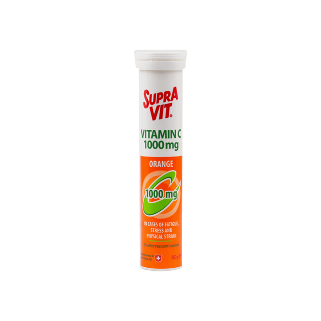 SUPRA VIT VITAMIN C 1000MG 20EFFE