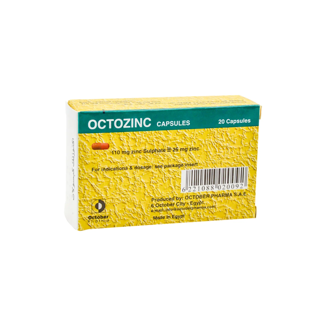 OCTOZINC (ZINC SULPHATE) 20TAB EGYPT