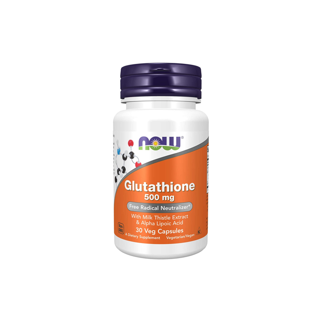 Glutathione 500mg 30 Cap NOW USA