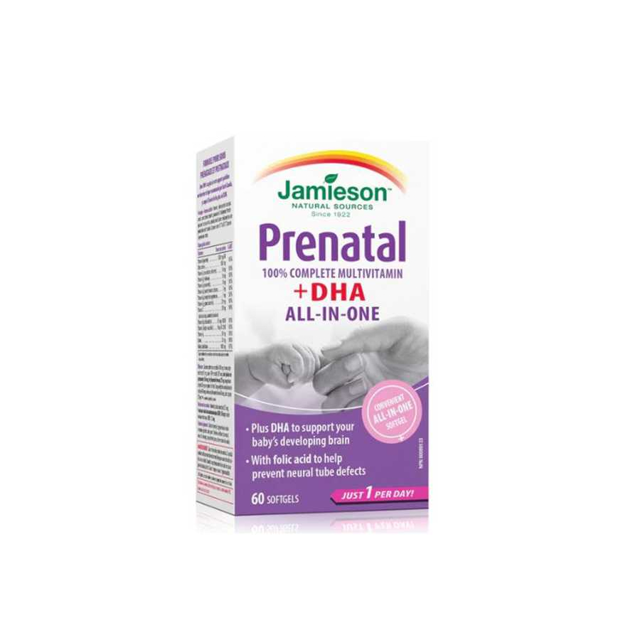 JAMIESON PRENATAL DHEA+ALL IN ONE 60 SOFTGEL