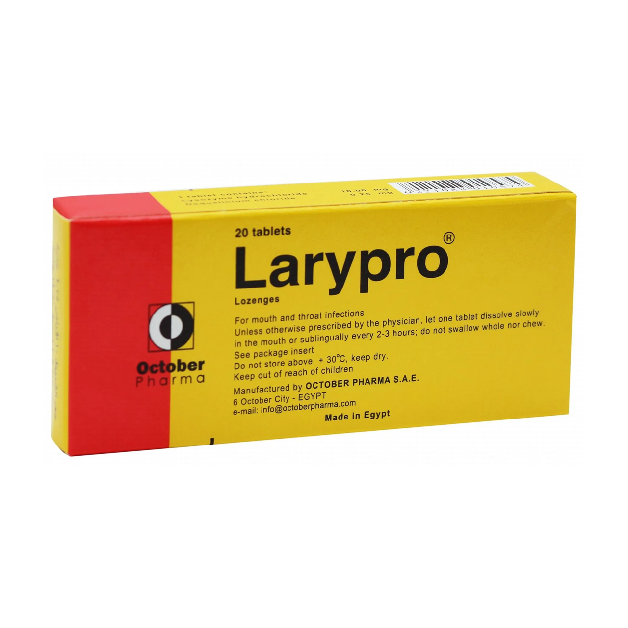 LARYPRO 20 TAB LOZENGES