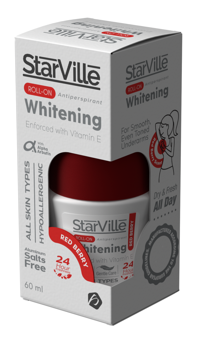 Starville Whitening Roll On Red Berry 60 ml