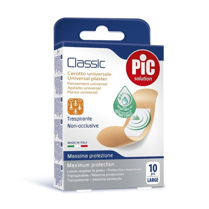 PLASTERS CLASSIC ANTIBACTERIAL (10) 25X72 MM