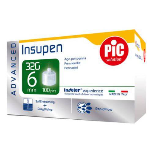 Insupen pen needles G32x6 mm