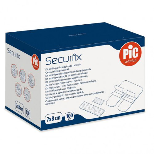  SECURFIX CATHETER KIT 7X8CM STERILE 100pcs