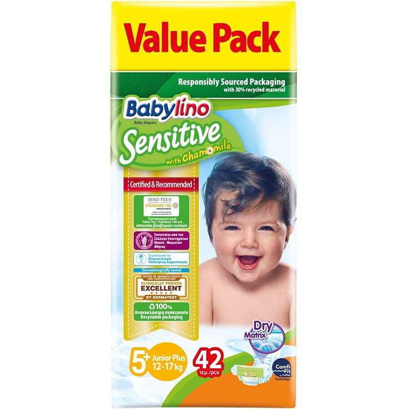 BABYLINO 13-27KG 5+ 42 PCS