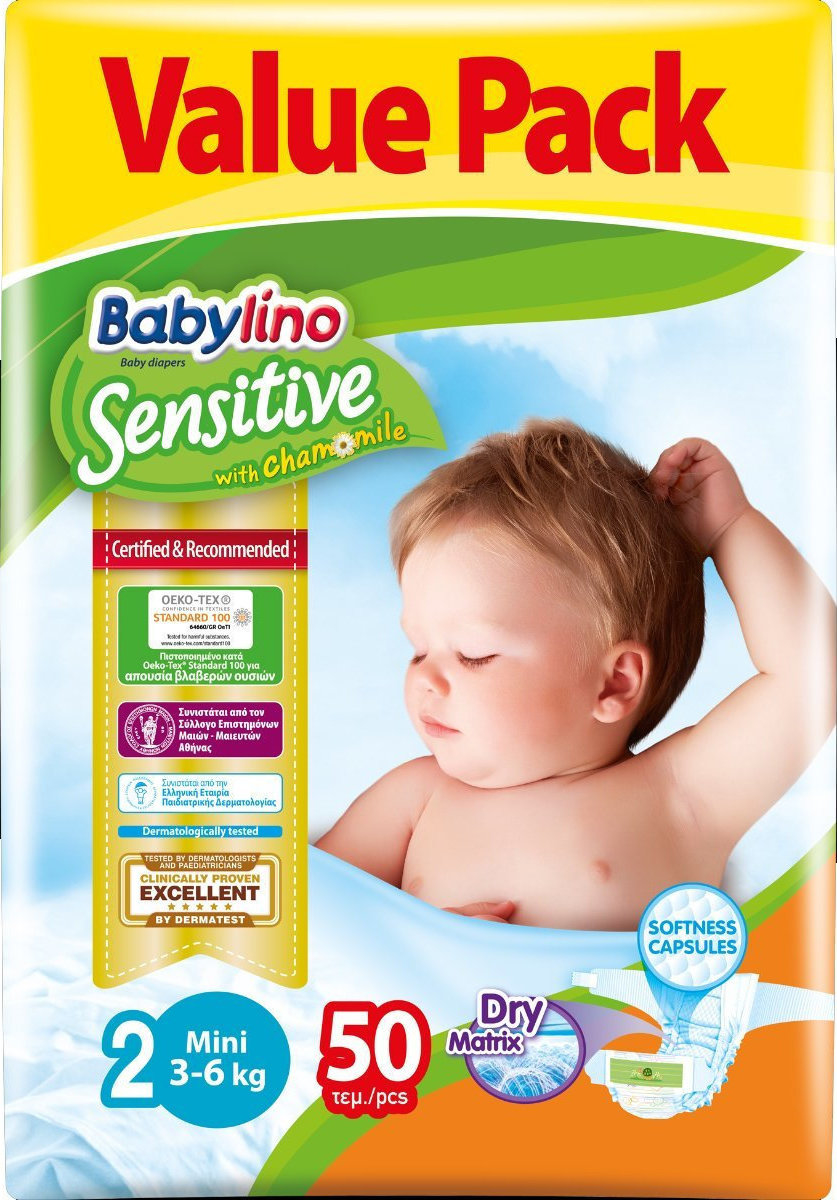 BABYLINO NO 2 /3-6 KG 50PCS