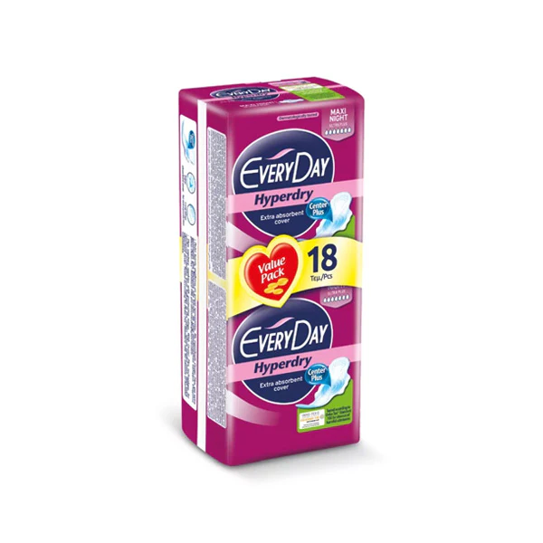 Every Day HyperDry Super Maxi Night 18pcs