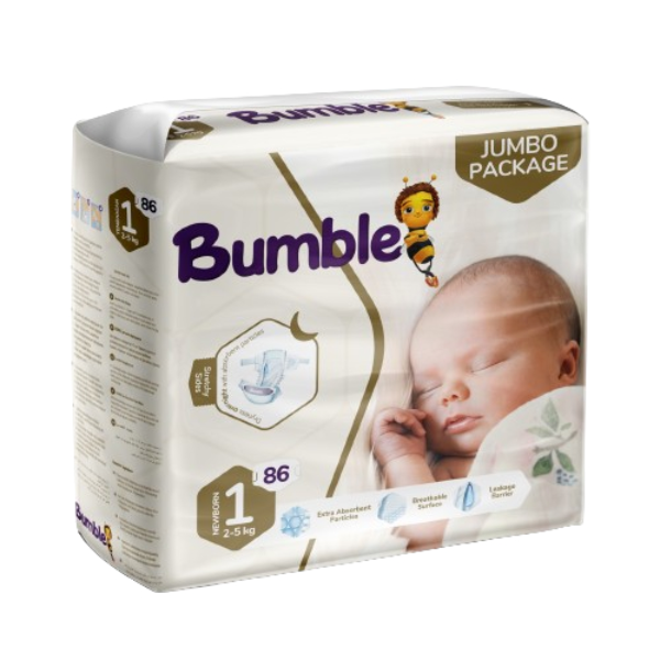BUMBLE Diapers NO 1 (JUMBO)