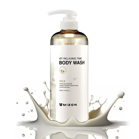 MIZON MY RELAXING TIME BODY WASH [MILK]