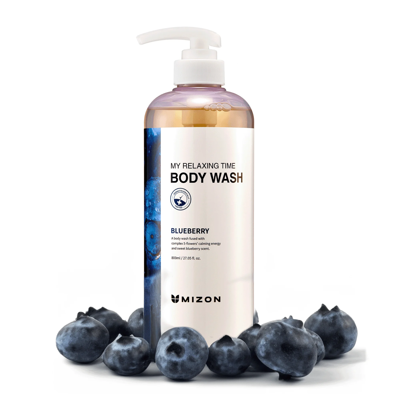 MIZON MY RELAXING TIME BODY WASH [BLUEBERRY]