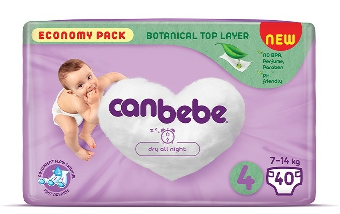 CANBEBE 4 (7–14 Kg) 40 PCS