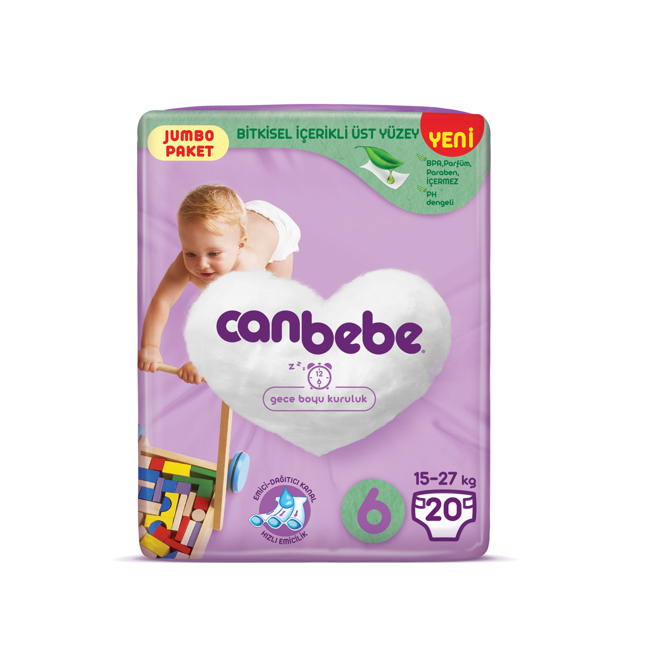 CANBEBE 6 (15+ Kg) 20 Pcs