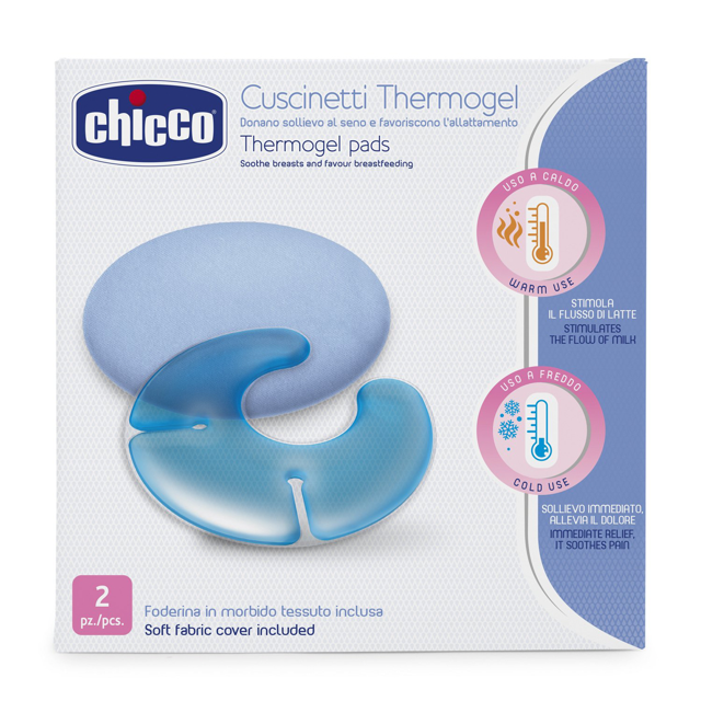 chicco thermogel pads sooth & favour breast warm & cold 2pcs