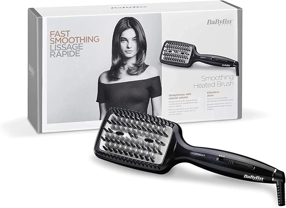 BABYLISS-SMOOTHING HEATED BRUSH HSB101E