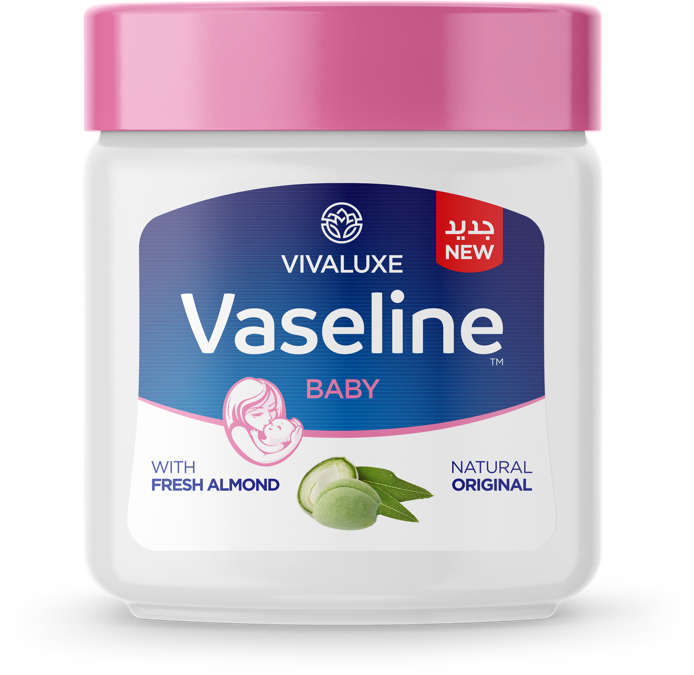 VIVALUXE VASELINE BABY WITH FRESH ALMOND 50GR  